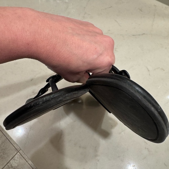 COPY - Tory Burch Black Soft Step Miller Sandals - Picture 4 of 4